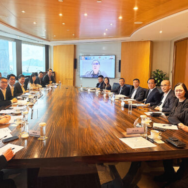 圖片一：中國粵港澳⼤灣區智庫聯盟舉辦「香港及澳門如何積極參與和主動對接『十五五』規劃」專題研討會。